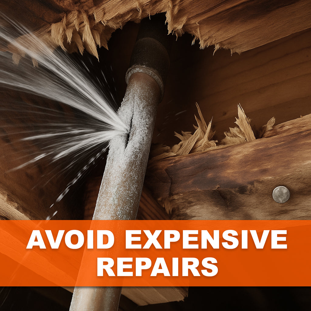 Foam King Insulating Foam Pipe Covers - 12 Pack Choose Size