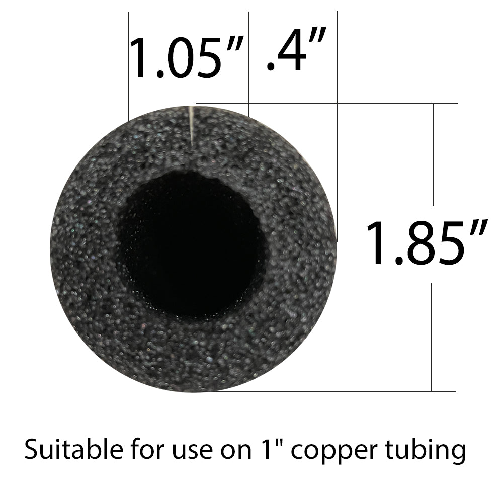 Foam King Insulating Foam Pipe Covers - 12 Pack Choose Size