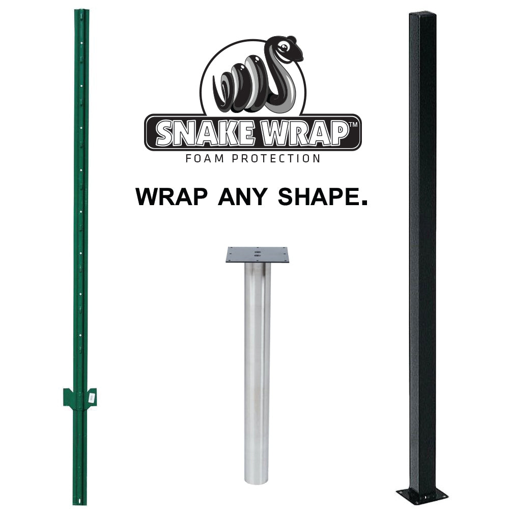 SnakeWrap – 4 Pack Multi-Purpose Cushioning- Wrap any shape - no adhesives needed