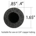 Foam King Insulating Foam Pipe Covers - 12 Pack Choose Size
