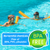 Tootle Noodle 5 Pack Foam Pool Noodles with Built-In Whistle, Buoyant, and Fun for Kids Water Play Pool Parties